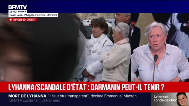 Marschall Truchot : Lyhanna, marche blanche des grands-parents sur BFMTV - 09/06