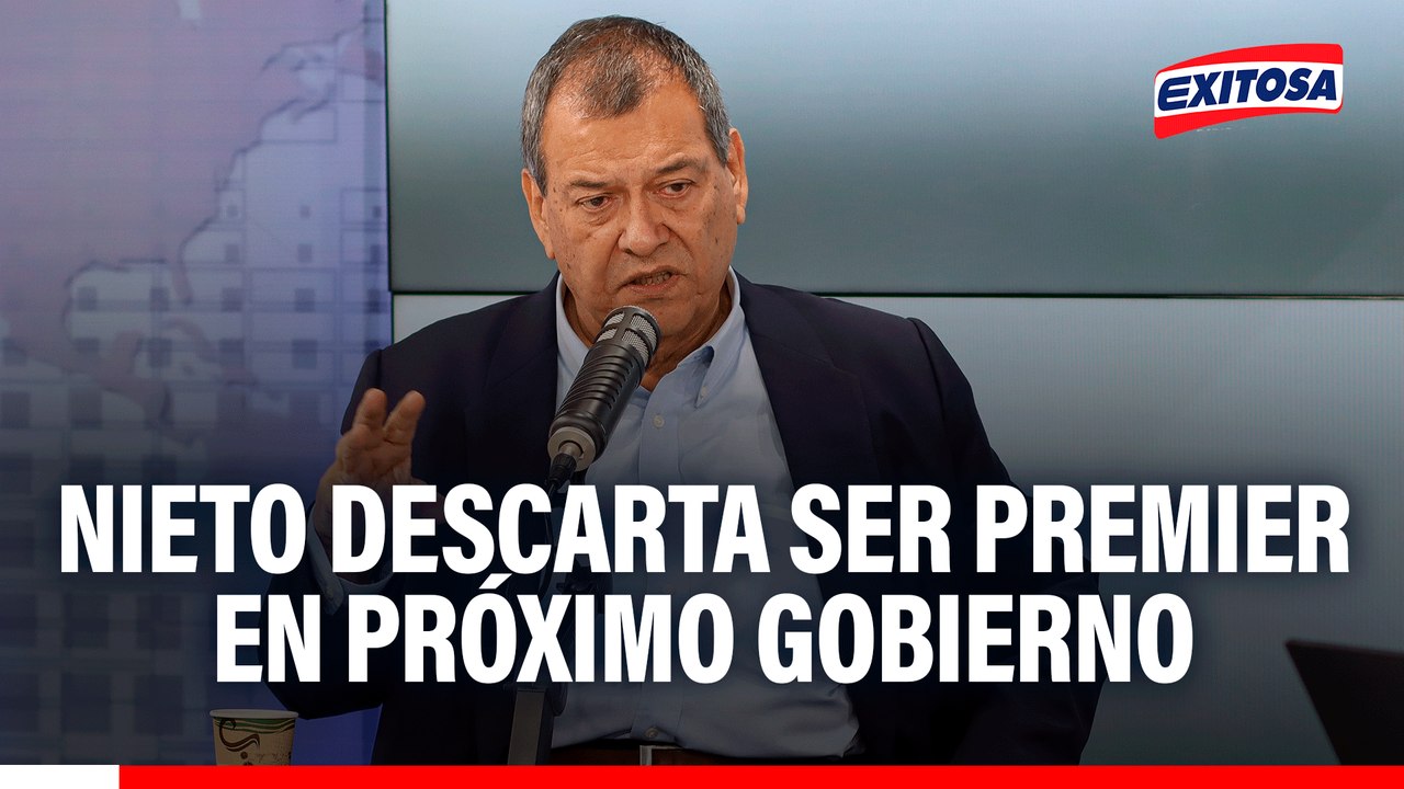 Jorge Nieto descarta ser premier o ministro en eventual gobierno de Fujimori o Sánchez