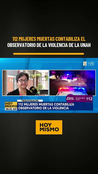 112 mujeres han sido asesinadas en Honduras este 2026 según datos del OV-UNAH