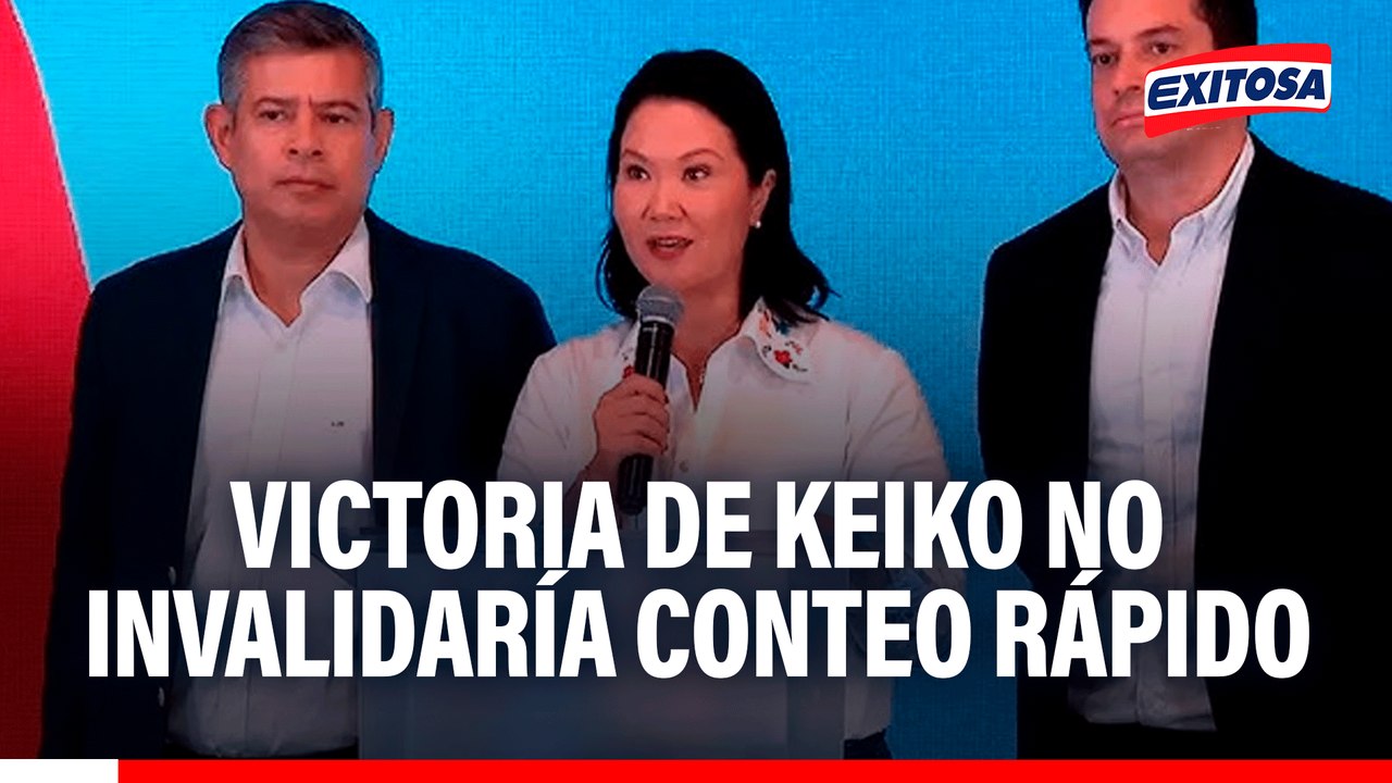 Transparencia asegura que posible victoria de Keiko Fujimori no invalidaría conteo rápido