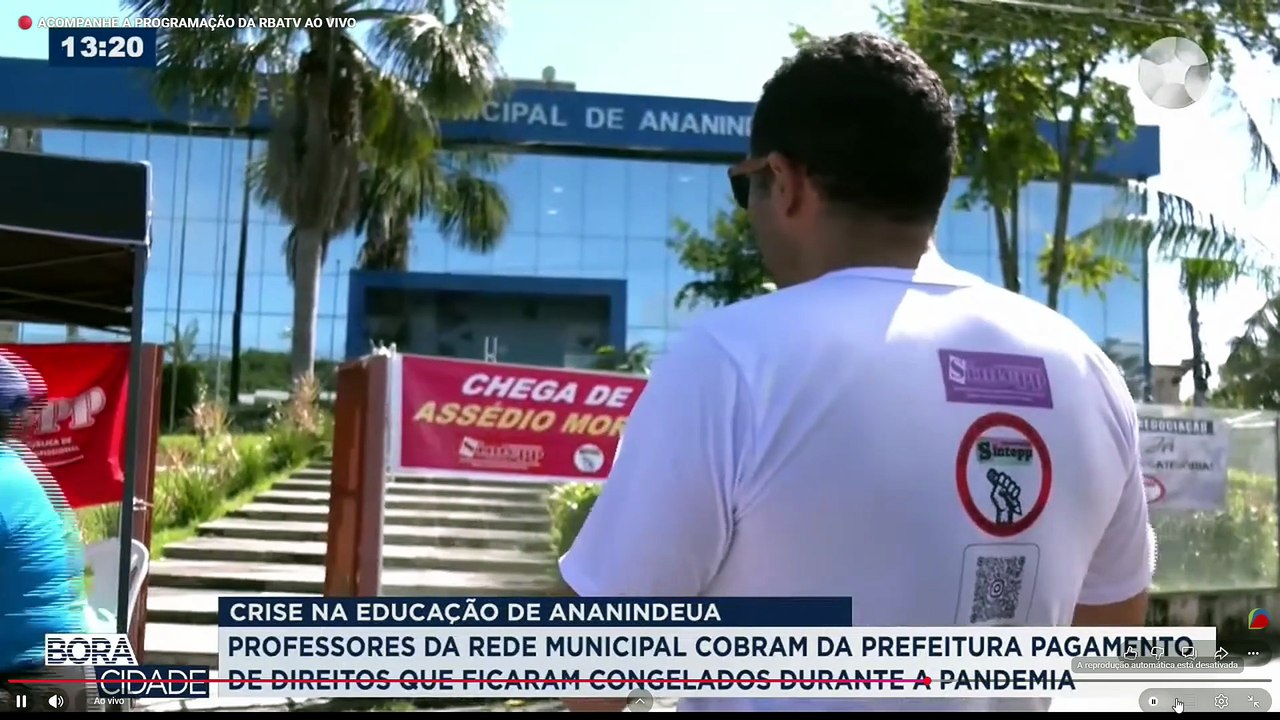 PROTESTO DE PROFESSORES E DO SINTEP DE ANANINDEUA