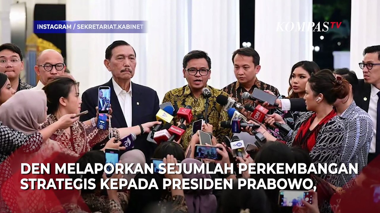 Potret Akrab Seskab Teddy dengan Luhut, Ada 7 Poin yang Dibahas dengan Presiden Prabowo