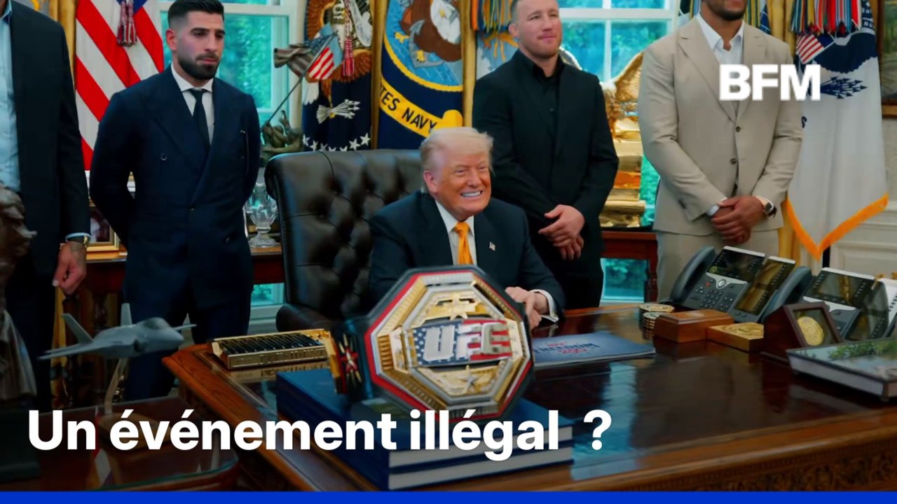 Les combats de MMA à la Maison Blanche pour l’anniversaire de Donald Trump pourraient être annulés