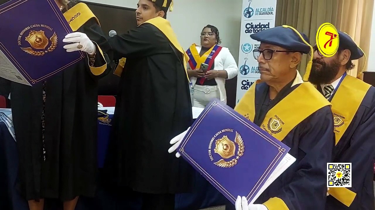 RODRIGO PERALTA FUE GALARDONADO CON EL SELECTO DOCTORADO HONORIS CAUSA.