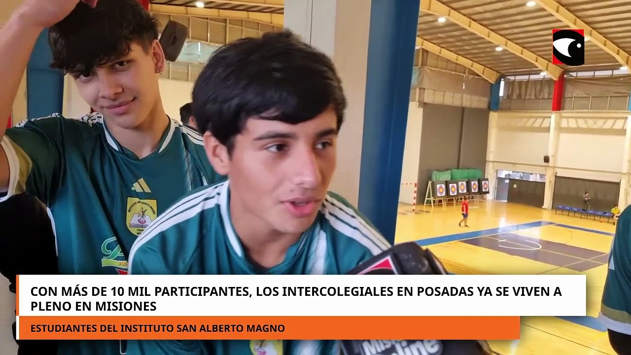Con más de 10 mil participantes, los Intercolegiales en Posadas ya se viven a pleno en Misiones
