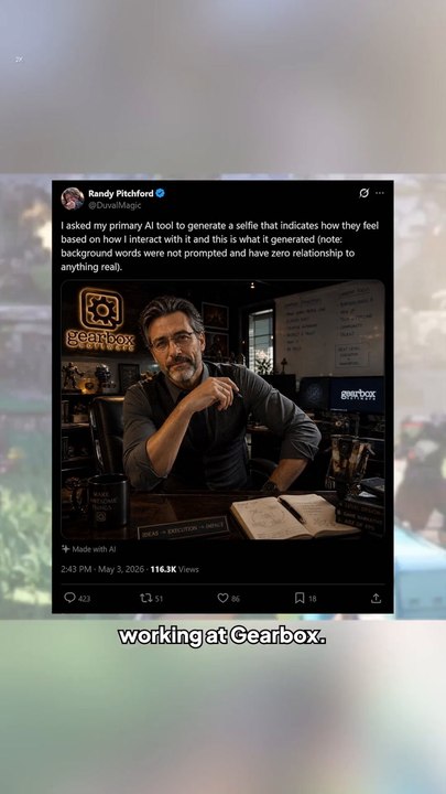 Gearbox CEO Under Fire for AI Post and Fan Replies
