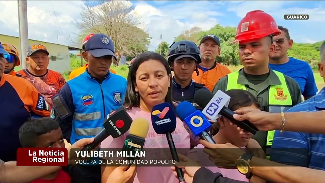 Guárico | Estado Mayor de Riesgo inspecciona daños por las fuertes lluvias en Camaguán