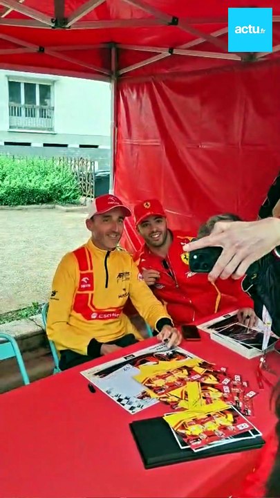 Dédicaces des pilotes en centre-ville du Mans : le public au rendez-vous des 24 Heures !