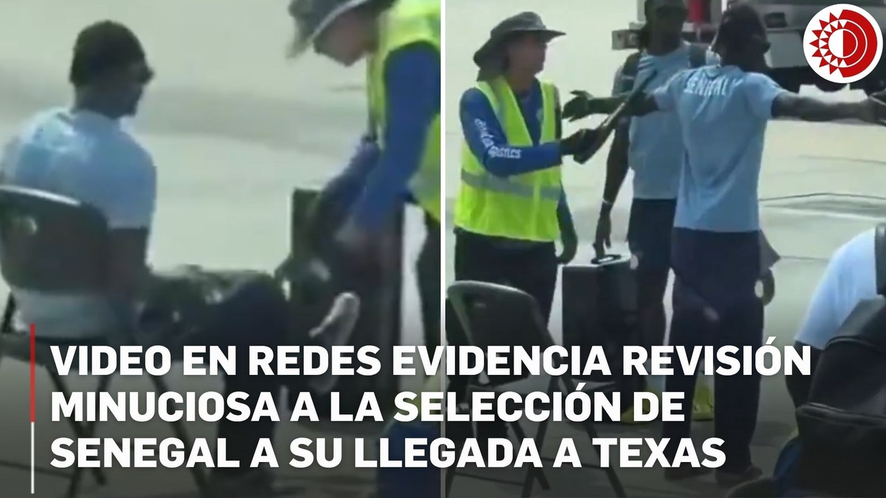 Así recibe Estados Unidos a los equipos del Mundial: revisión exhaustiva a la selección de Senegal
