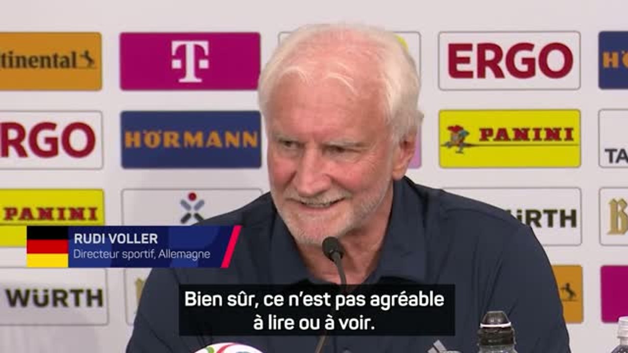 Allemagne - Völler sur l'expulsion de l'arbitre Artan : "Ce n'est pas agréable à lire"