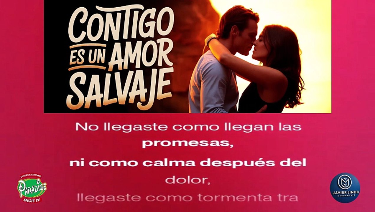 CONTIGO ES UN AMOR SALVAJE AUTOR JAVIER LINDO M.