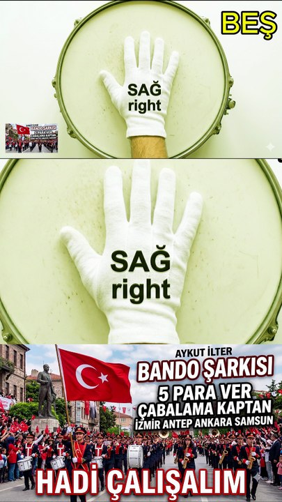 BANDO ŞARKISI BANDO KALIBI EĞİTİMİ - 5 PARA VER - ÇABALAMA KAPTAN - İZMİR ANTEP (SONG TRACK LİNK 🢃 )