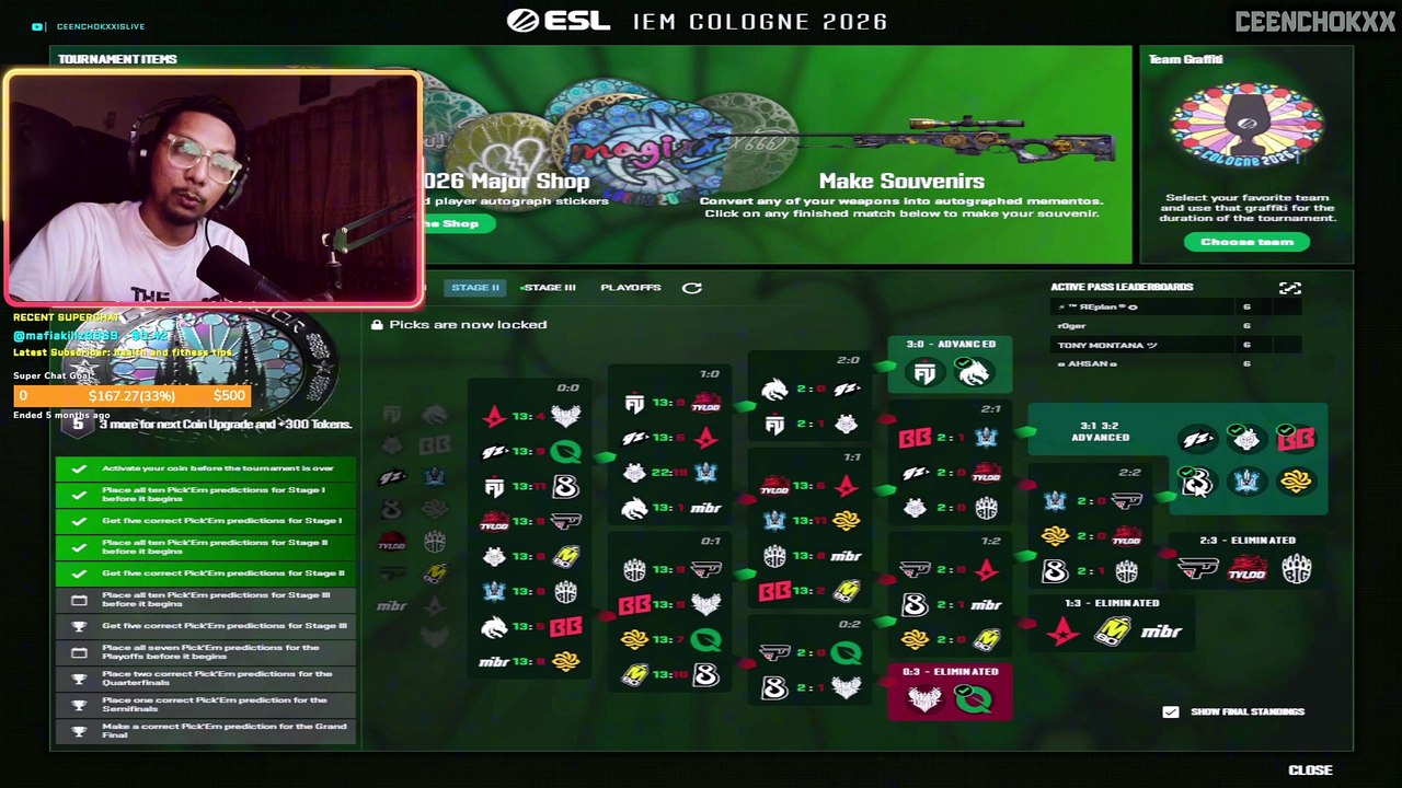 These Stage 3 Pick'Ems WILL Save Your Diamond Coin! 💎 (IEM Cologne Major 2026)