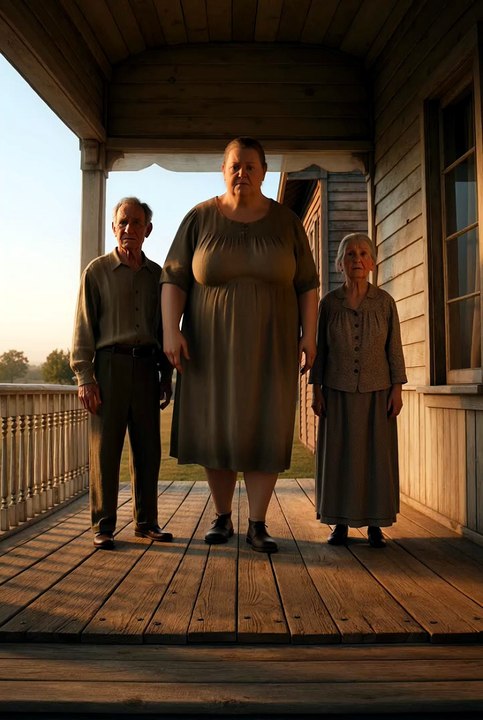 FAT WOMAN WITH GRANDPARENTS 3