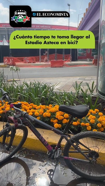 ¿Cuánto tiempo te toma llegar al Estadio Azteca en bici? 🚲🏟️