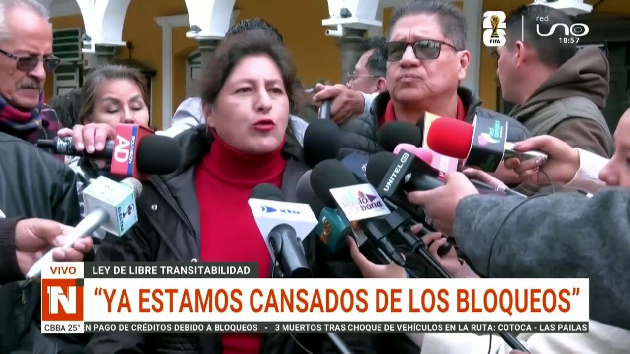 BLOQUEO HUAYLLANI CBBA