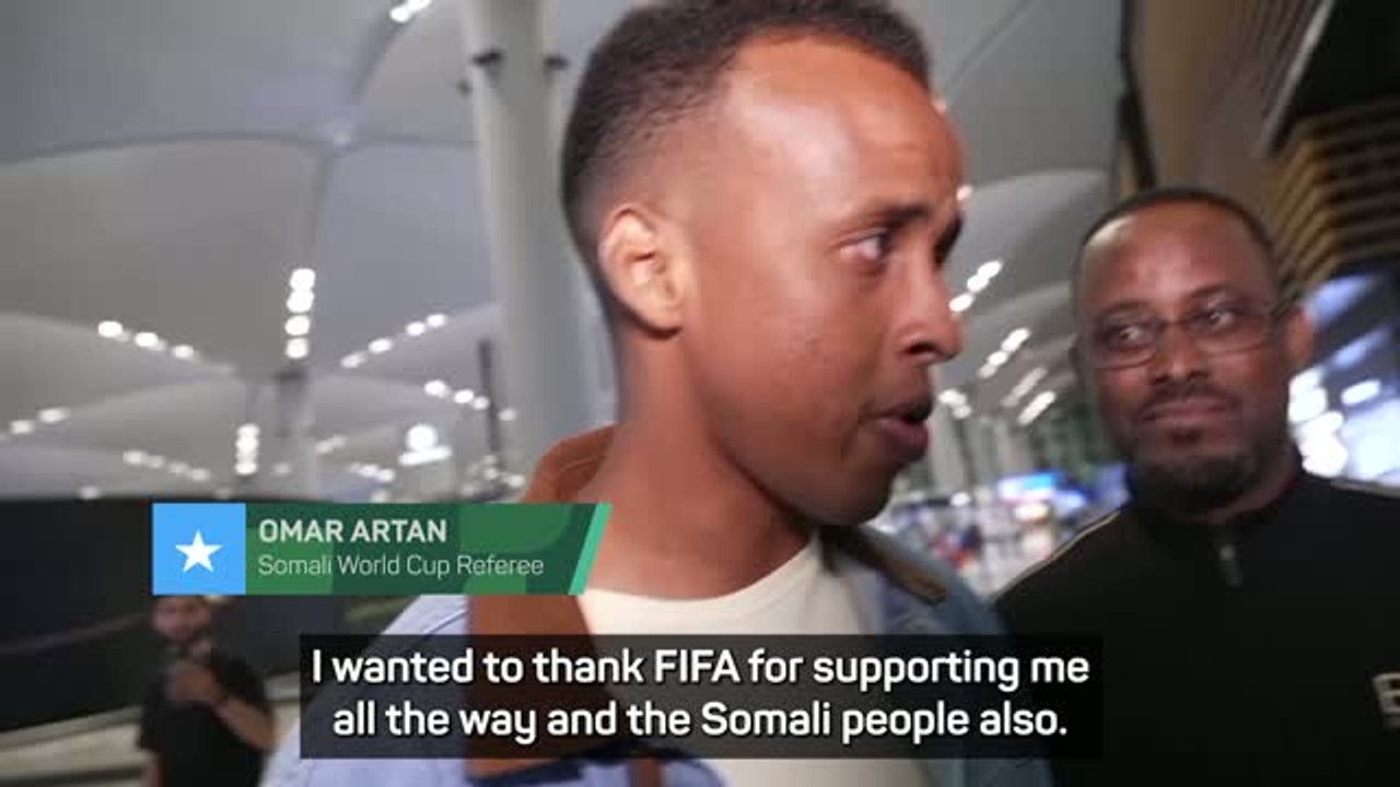 Somali referee thanks FIFA for support after being denied entry to United States