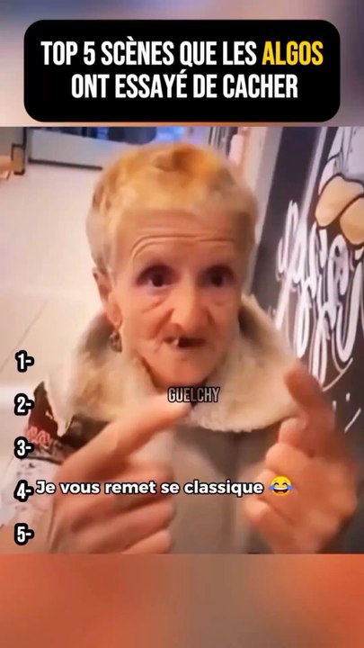 Top 5 Scènes que les Algos ont essayé de Cacher Part 44Abonne-toi pour d’autres vidéos que les algos ne veulent pas que tu voies !