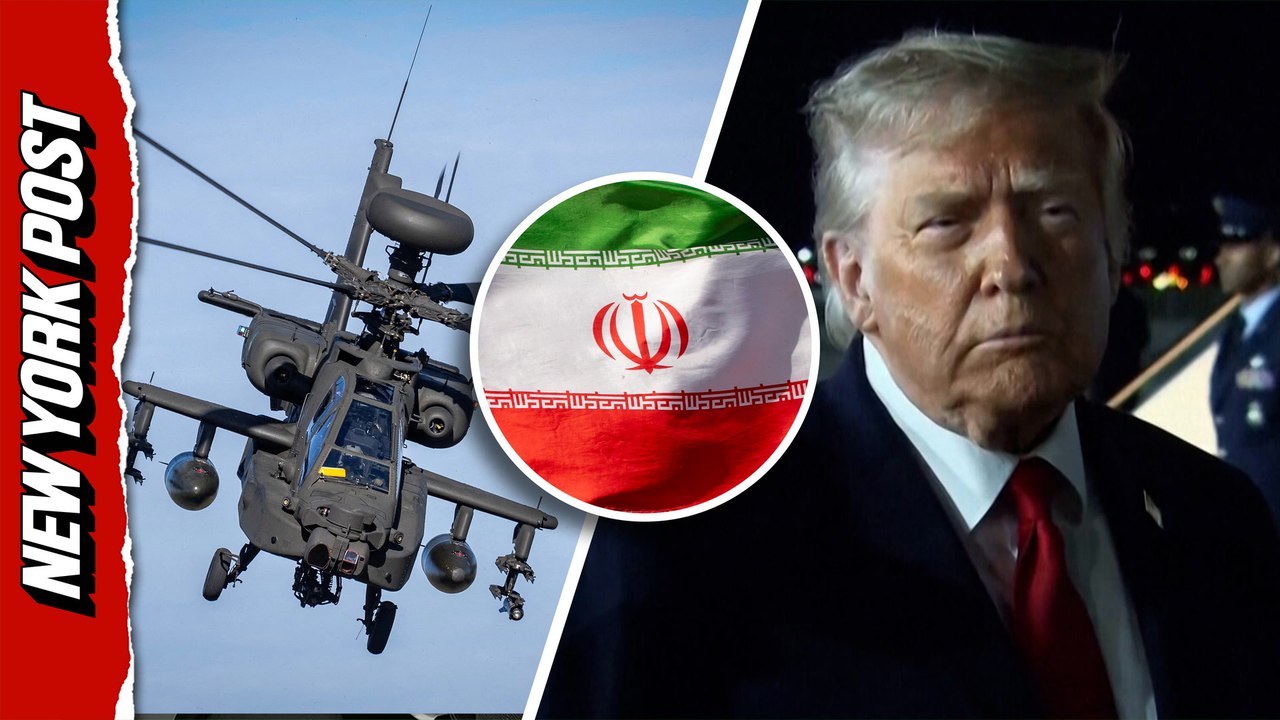 Trump Threatens Action After Iran Shoots Down US Apache Helicopter