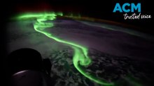 Aurora australis ‘dances’ across space