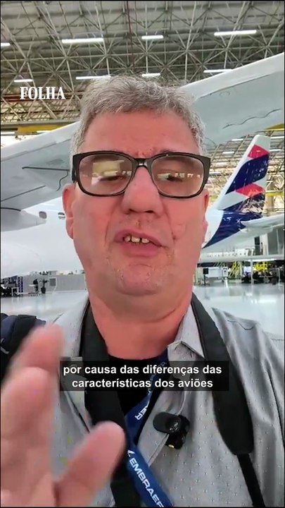 Latam apresenta seu primeiro avião da Embraer....