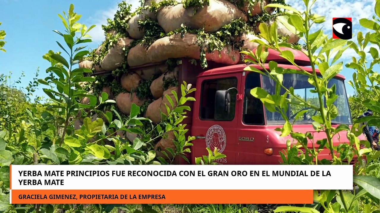 YERBA MATE PRINCIPIOS FUE RECONOCIDA CON EL GRAN ORO EN EL MUNDIAL DE LA YERBA MATE