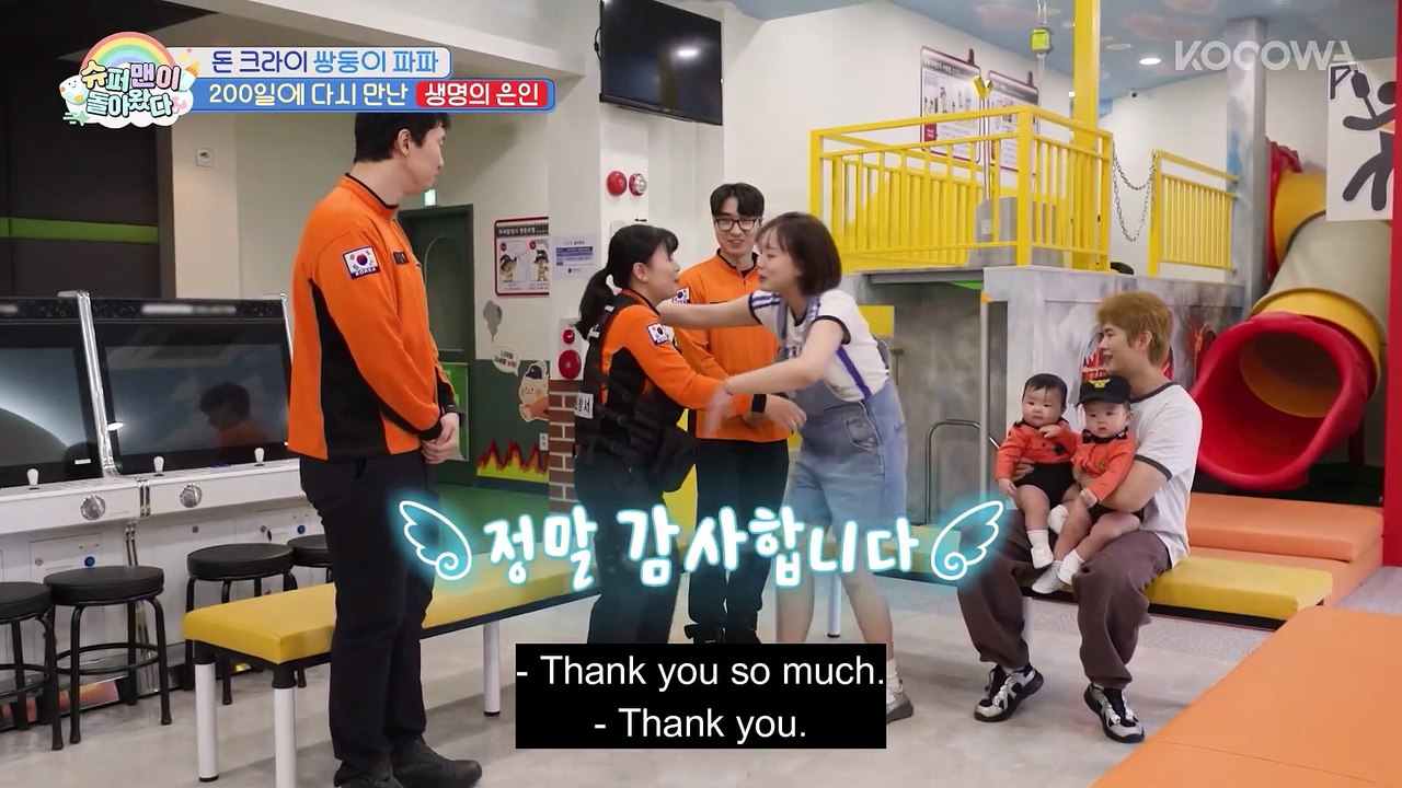 Lala Reunites With the Heroes Who Saved Her Life The Return of Superman EP624 KOCOWA+