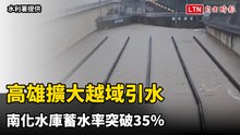 單日最高引水量！高雄擴大越域引水 南化水庫蓄水率突破35％