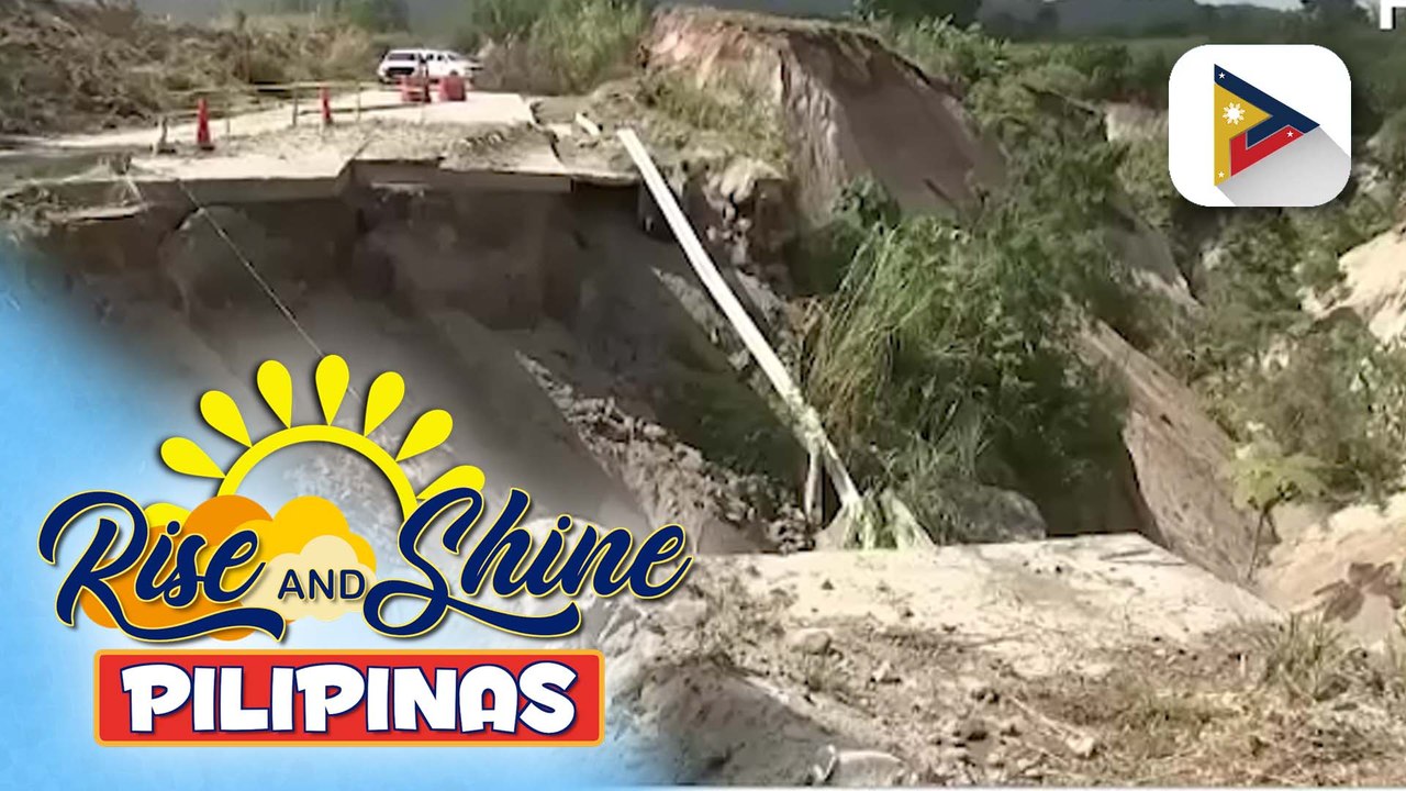 San Jose-T’Boli Road sa General Santos City, nagkasira-sira ang kalsada matapos tumama ang magnitude 7.8 na lindol; DPWH, nagsasagawa na ng clearing operations | ulat ni Regine Lanuza ng PTV Davao