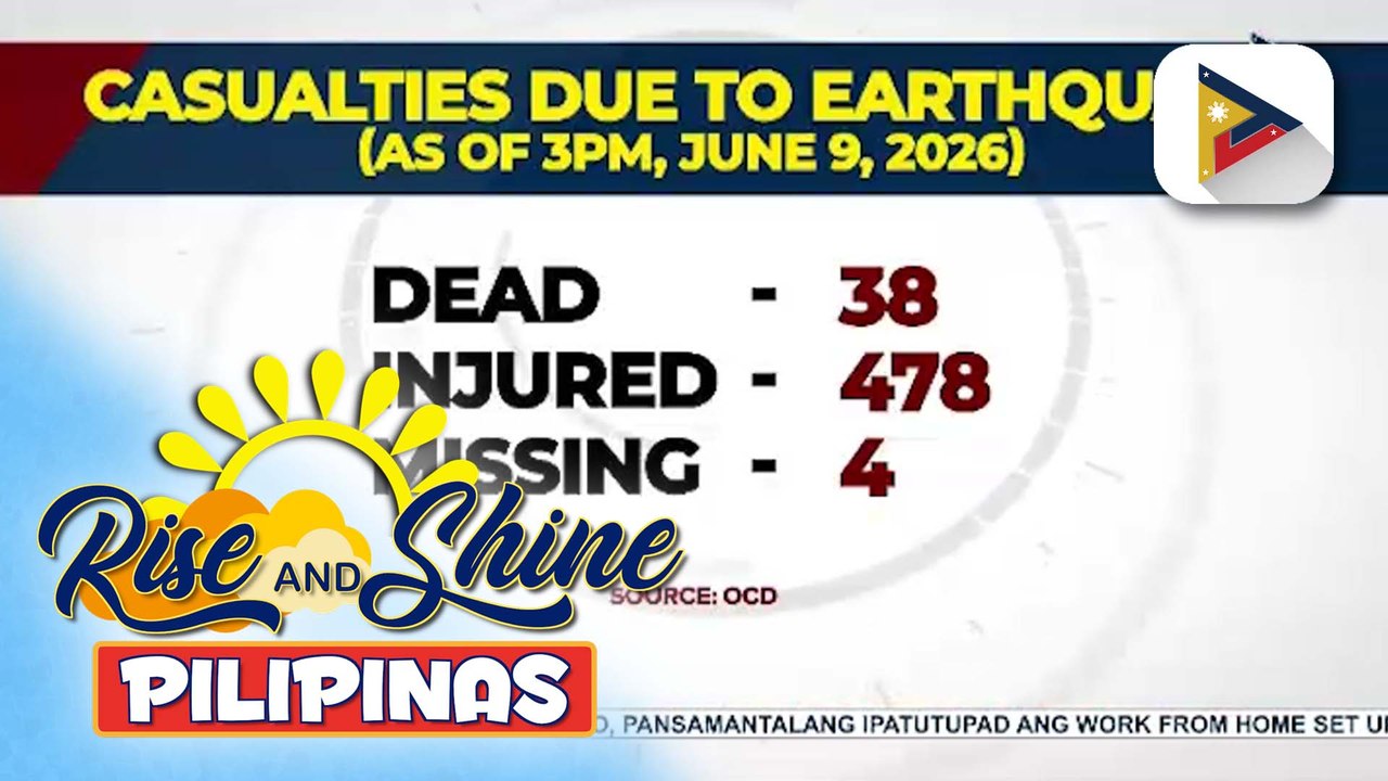 Bilang ng mga nasawi sa magnitude 7.8 na #lindol sa Mindanao, umakyat na sa 38
