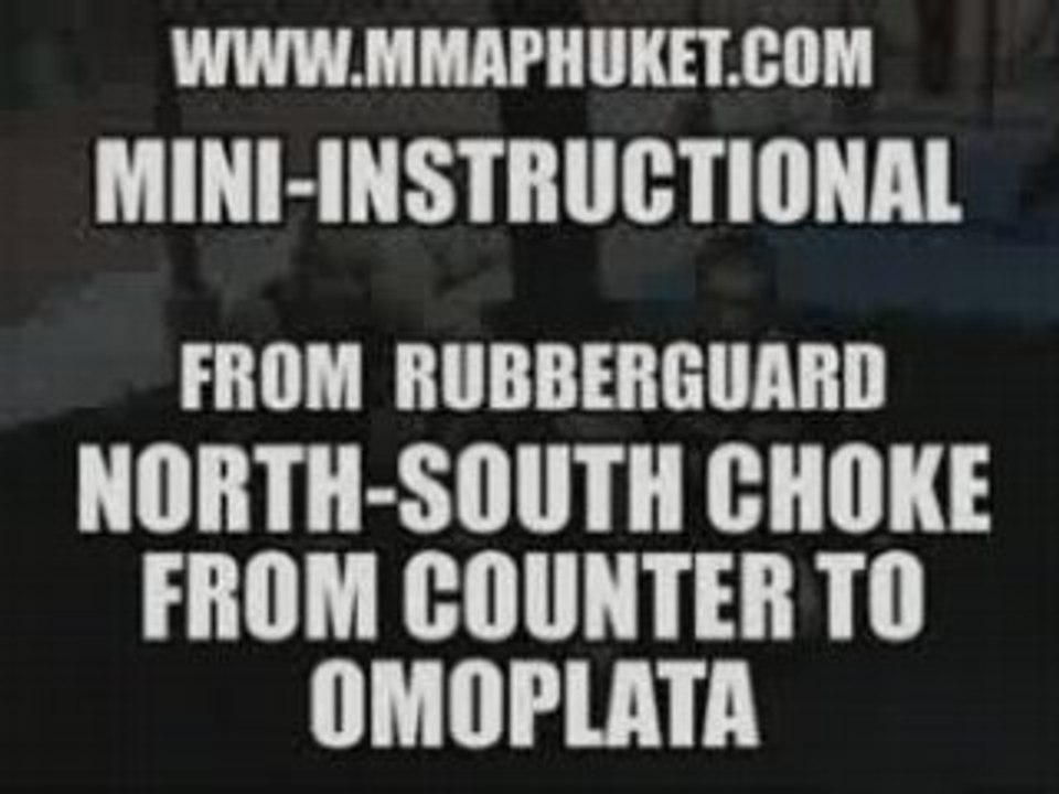 North South Choke transition from counter to the Omoplata