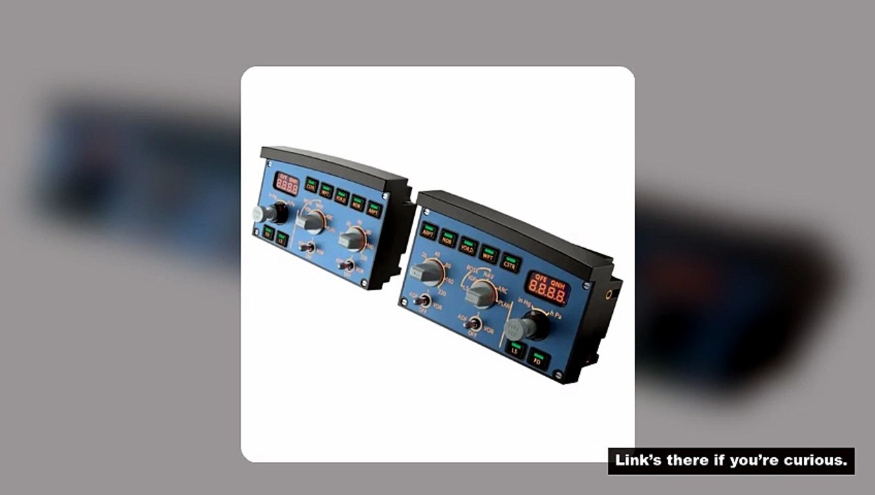 WINWING A320 EFIS-L&R with FCU Full-size EFIS Unit Flight Control Panel Flight Game Simulator Suppor