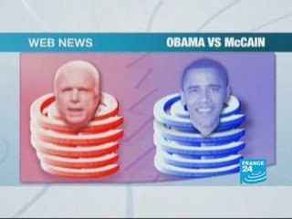 Obama VS McCain struggle thrills the web