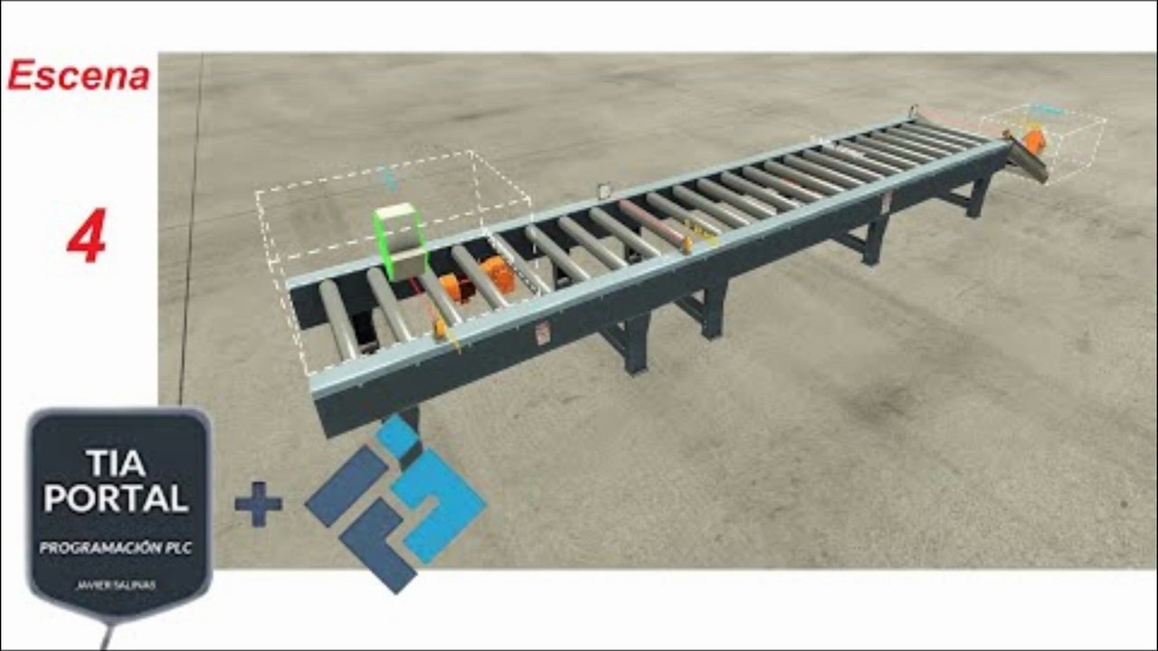 Escena 04 Factory I O & Tia Portal/ Simulación #practicando