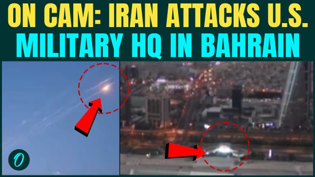 Iran BOMBS U.S. Fifth Fleet HQ In Bahrain: IRGC Launches Chilling Missile Waves In Attack | WATCH