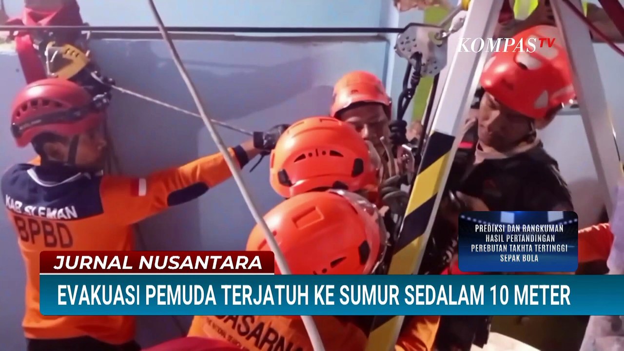 Tim SAR Evakuasi Pemuda yang Jatuh ke Sumur Sedalam 10 Meter | JURNAL NUSANTARA