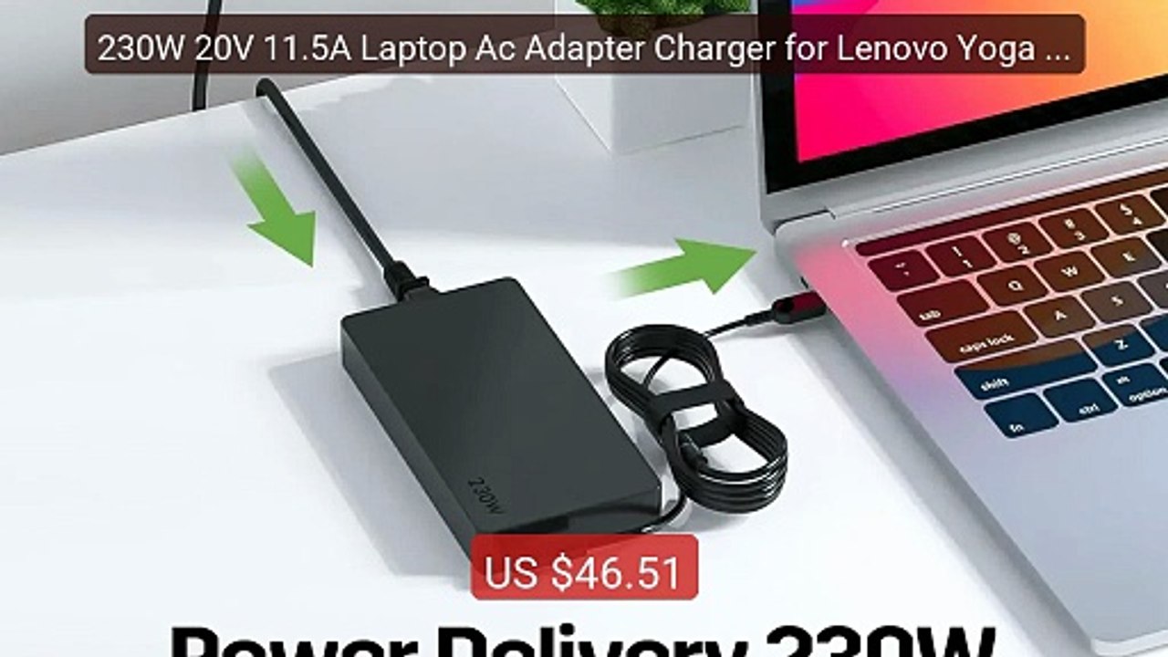 230W 20V 11.5A Laptop Ac Adapter Charger for Lenovo Yoga 7-... -- Top Pick 2026 | Unbeatable Price!
