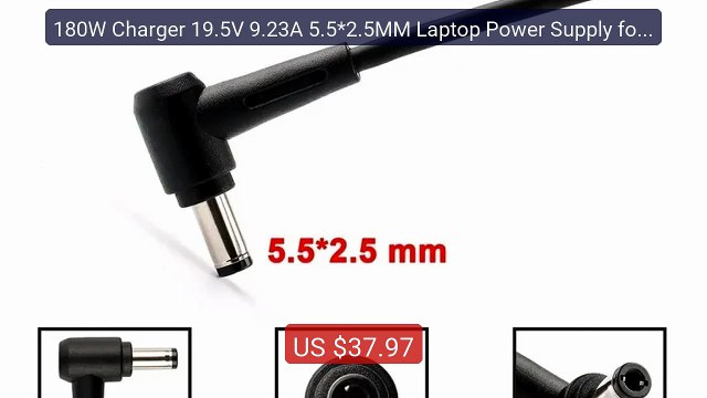 180W Charger 19.5V 9.23A 5.5*2.5MM Laptop Power Supply for MSI GF75... Top Rated 2026 | Buy Now!