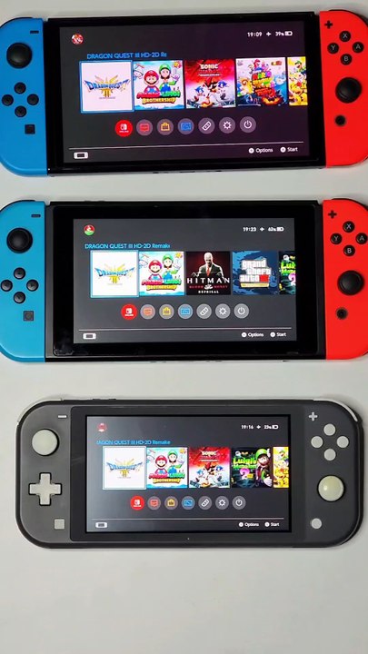 DRAGON QUEST HD-2D RemakeSwitch Lite vs Standard vs Oled | Speed Test Comparison #shorts