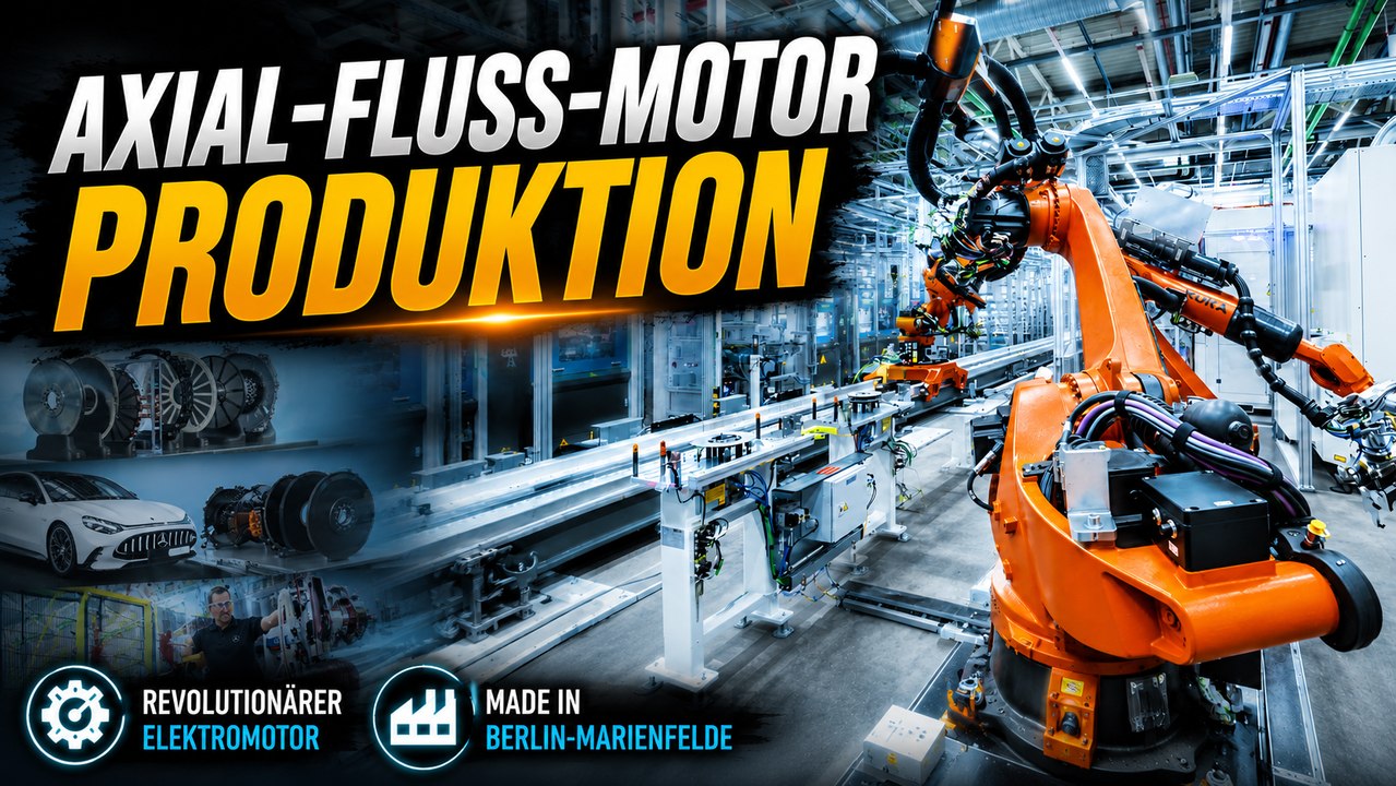Mercedes-Benz Axial-Fluss-Motor: Hightech-Fertigung im Detail