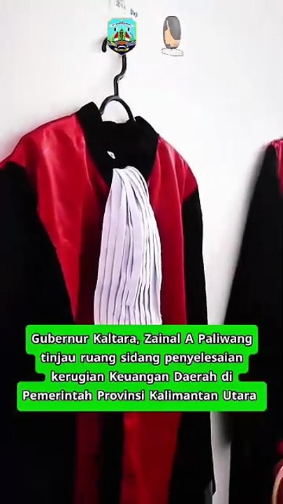 Gubernur Kaltara Tinjau Ruang Sidang Penyelesaian Kerugian Daerah