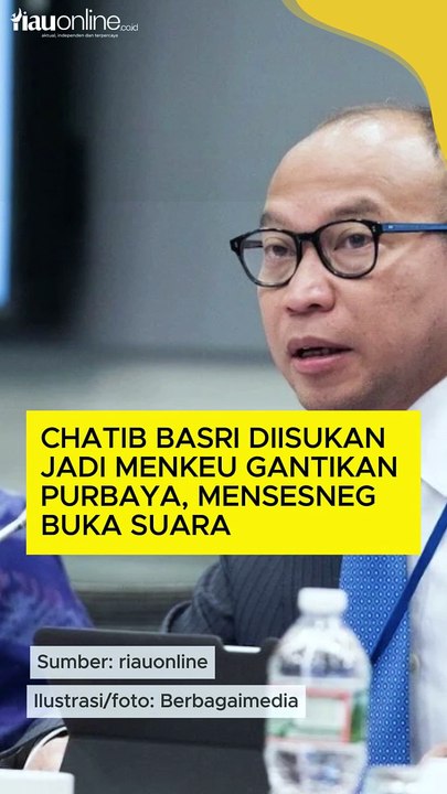Chatib Basri Diisukan Jadi Menkeu Gantikan Purbaya, Mensesneg Buka Suara
