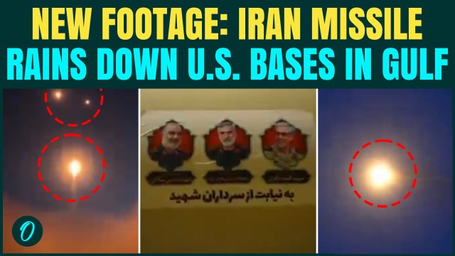 Iran ‘BOMBS’ U.S. Bases In Gulf RAW FOOTAGE: IRGC Ballistic Missile HIT Kuwait, Bahrain & Jordan
