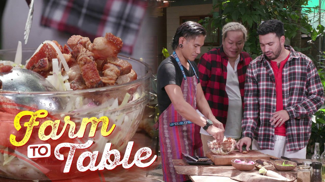 Chef JR's own version of Kilawing baboy! | Farm to Table
