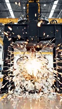 Hydraulic Press Crushing a Clock ⏰💥 Extreme Pressure Test