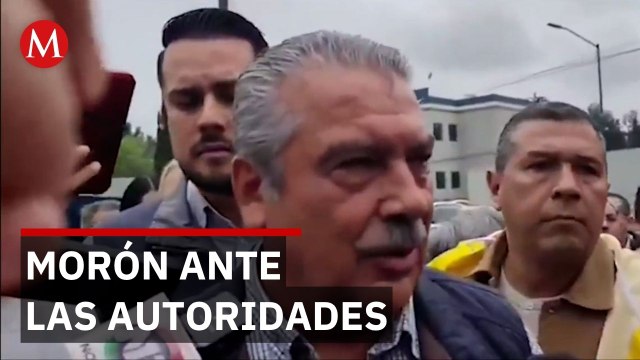 Raúl Morón comparece por el caso de Carlos Manzo ante autoridades