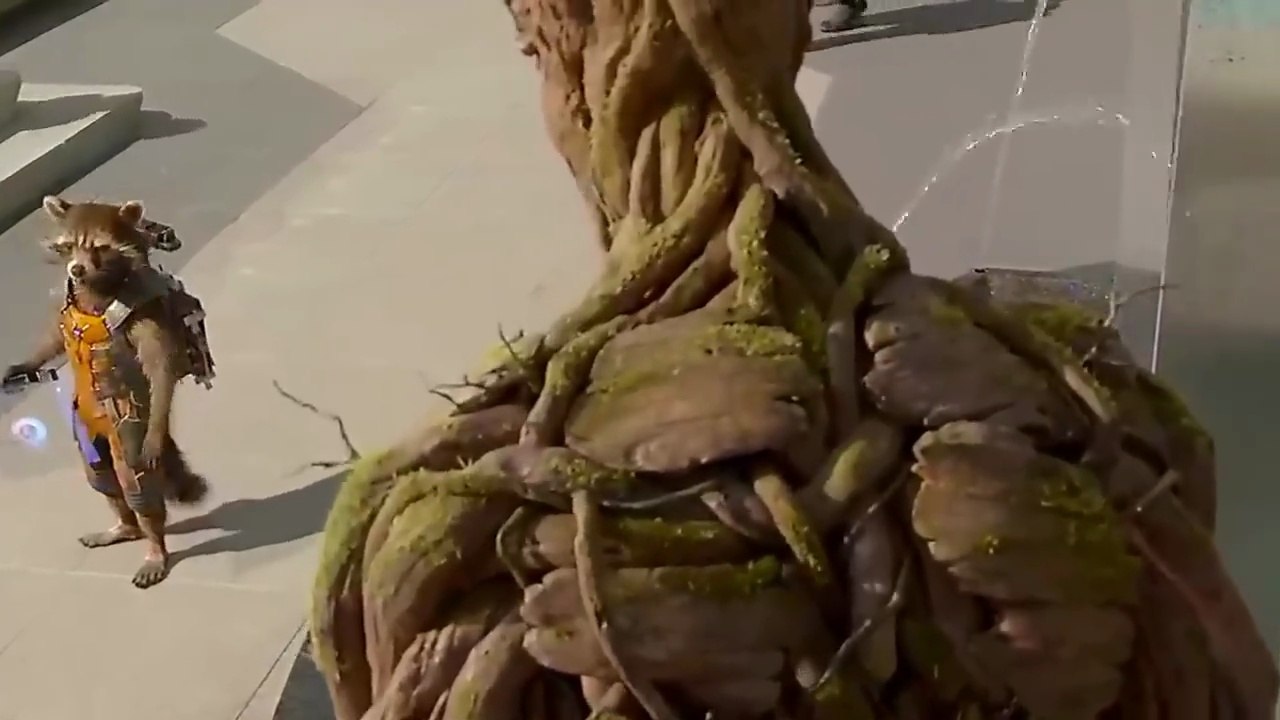 Rocket Funny Scenes in Hindi || Groot funny scene in Hindi ||