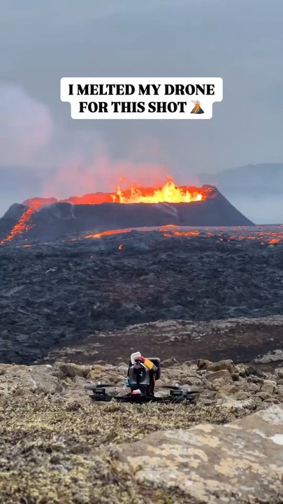 Drone + volcan = Belle Vue
