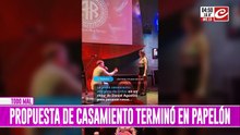 Le propuso matrimonio frente a todos... pero no salió como esperaba