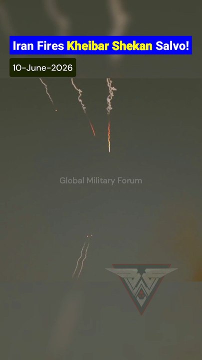 Kheibar Shekan Missiles Take Flight